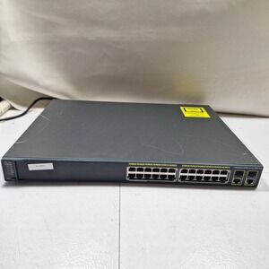 Cisco Catalyst WS-C2960-24PC-L 24P 10/100 2P RJ-45/SFP Switch